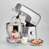 Ariete 1598 Gourmet Professional 7L Metal - Batidora planetaria con mezclador - bol de acero inoxidable - 7 L - jarra de vidrio - 1200 vatios - 6 velocidades