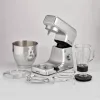 Ariete 1598 Gourmet Professional 7L Metal - Batidora planetaria con mezclador - bol de acero inoxidable - 7 L - jarra de vidrio - 1200 vatios - 6 velocidades