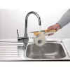 Ariete 457 Gratì Waterproof – Rallador eléctrico resistente al agua – Inalámbrico – Lavable bajo el grifo – 2 rodillos de acero inoxidable – blanco y amarillo