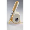 Ariete 457 Gratì Waterproof – Rallador eléctrico resistente al agua – Inalámbrico – Lavable bajo el grifo – 2 rodillos de acero inoxidable – blanco y amarillo
