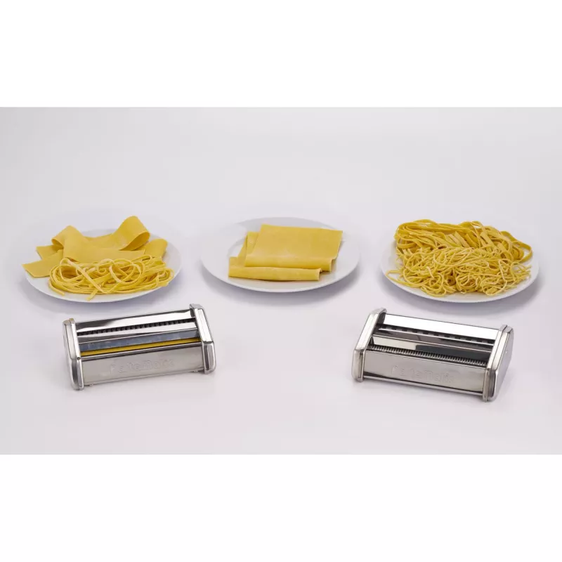 Ariete Pastamatic 1593 - Máquina de pasta casera eléctrica - Rodillo eléctrico para masa lasaña, fettuccine, pappardelle, tagliatelle, tagliolini