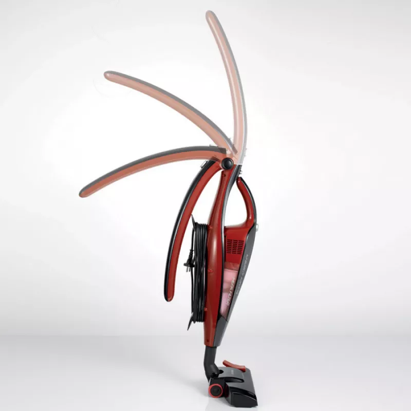 Ariete 2764 Evo 2 en 1 – Escoba eléctrica con cable – Aspirador y mini aspirador – Tecnología ciclónica sin bolsa – Filtro Hepa – 0,8 litros