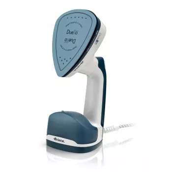 Ariete 6246 Duetto Plancha para ropa - Plancha vertical y plancha con suela cerámica antiadherente - 1000 vatios - blanco y azul
