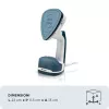 Ariete 6246 Duetto Plancha para ropa - Plancha vertical y plancha con suela cerámica antiadherente - 1000 vatios - blanco y azul
