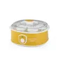 Ariete 617 Yogurella – Yogurtera eléctrica – 7 vasos de vidrio – 1,3 kg de yogur casero – 20 vatios – blanco y amarillo