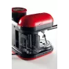 Ariete 1318 Moderna Cafetera espresso con molinillo de café integrado, para granos de café y café molido, espumador de leche Cappuccinatore, filtro para 1 y 2 tazas, 1080 W, 800 ml, rojo