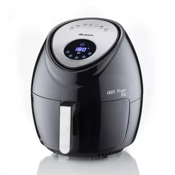 Ariete 4618 Airy Fryer XXL - Freidora de aire - Freír 2,5 kg de patatas fritas - 7 litros - Cocinar sin aceite ni grasa - 1800 vatios - negro