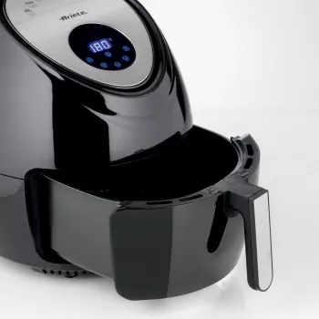 Ariete 4618 Airy Fryer XXL - Freidora de aire - Freír 2,5 kg de patatas fritas - 7 litros - Cocinar sin aceite ni grasa - 1800 vatios - negro