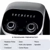 Ariete 4619 Airy Fryer Horno – Freidora de aire y horno eléctrico con asador giratorio – Cesta giratoria – Deshidratador – 2000 vatios – 11 litros – acero