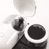 Ariete 1318 Moderna Cafetera espresso con molinillo de café integrado, para granos de café y café molido, boquilla espumadora de leche para capuchino, filtro para 1 y 2 tazas, 1080 W, 800 cc, blanco