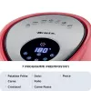 Ariete 4618 Airy Fryer XXL - Freidora de aire - Freír 2,5 kg de patatas fritas - 7 litros - Cocinar sin aceite ni grasa - 1800 vatios - rojo