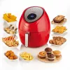 Ariete 4618 Airy Fryer XXL - Freidora de aire - Freír 2,5 kg de patatas fritas - 7 litros - Cocinar sin aceite ni grasa - 1800 vatios - rojo