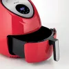 Ariete 4618 Airy Fryer XXL - Freidora de aire - Freír 2,5 kg de patatas fritas - 7 litros - Cocinar sin aceite ni grasa - 1800 vatios - rojo