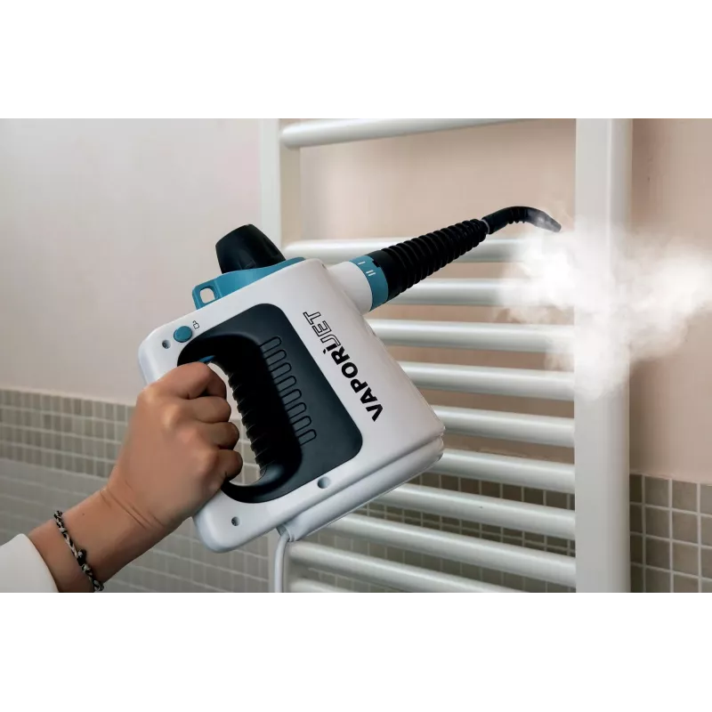 Ariete 4137/00 Limpiador a vapor portátil 0,25 l 1050 W blanco, azul claro