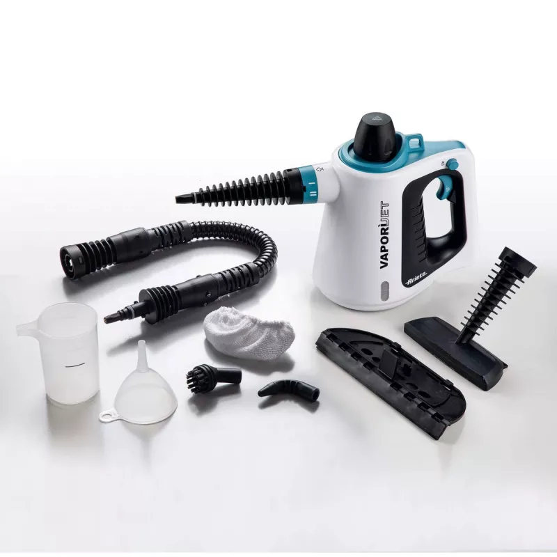 Ariete 4137/00 Limpiador a vapor portátil 0,25 l 1050 W blanco, azul claro