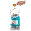 Ariete 2956, Pop Corn Party Time, máquina de palomitas, hace estallar 60 g de maíz para palomitas en 2 minutos con aire caliente, sin grasa, 1000 vatios, azul