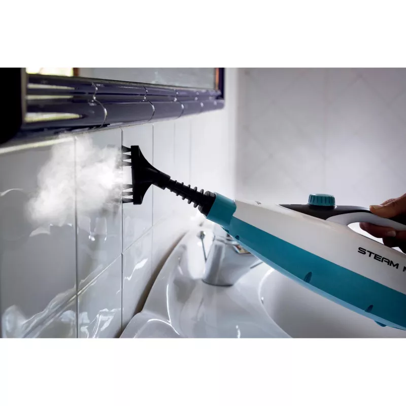 Ariete 4175/00 Limpiador a vapor 0,35 l 1500 W blanco, azul claro