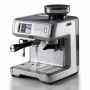 Ariete Cafetera espresso 1312, cafetera espresso, 2 L, granos de café, molinillo integrado, 1600 W, plata