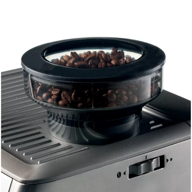 Ariete Cafetera espresso 1312, cafetera espresso, 2 L, granos de café, molinillo integrado, 1600 W, plata