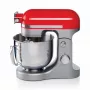 Ariete Moderna Robot de cocina rojo, batidora de pie, rojo, batir, amasar, mezclar, 5,5 l, control giratorio, aluminio