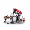 Ariete Moderna Robot de cocina rojo, batidora de pie, rojo, batir, amasar, mezclar, 5,5 l, control giratorio, aluminio