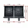 Ariete 4623 Airy Fryer Dual, freidora de aire con cesta doble, 1700 W, capacidad 8 l, 3 funciones de cocción, panel táctil LED digital, 8 programas preestablecidos, temporizador, 2 cestas, negro