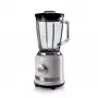 Ariete Modern Batidora blanca con jarra de vidrio, batidora de mesa, 1,5 L, función de pulso, trituradora de hielo, 1000 W, blanco