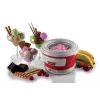 Ariete 643 Máquina de helados Party Time, máquina de helados, 12 W, capacidad 1,5 L, recipiente extraíble con doble aislamiento, tiempo de preparación 30 minutos, tapa para añadir ingredientes, rojo