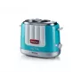 Ariete 206 Hot-Dog-Maker Party Time, 650 W, azul, tostadora de perritos calientes, azul claro, 2 uds., 650 W, 160 mm, 270 mm