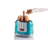 Ariete 206 Hot-Dog-Maker Party Time, 650 W, azul, tostadora de perritos calientes, azul claro, 2 uds., 650 W, 160 mm, 270 mm