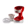 Ariete 76 Ice Crusher Party Time, máquina trituradora de hielo, 30 W, recipiente de hielo extraíble, cuchillas de acero inoxidable, rojo