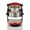 Ariete 927 Pizzeria, horno doble para pizza, 2 pizzas en 4 minutos, 2300 W, 2 piedras refractarias, 2 termostatos, diámetro 32 cm, 5 niveles de cocción, 2 palas de acero inoxidable, rojo