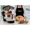Ariete 927 Pizzeria , horno doble para pizza, 2 pizzas en 4 minutos, 2300 W, 2 piedras refractarias, 2 termostatos, diámetro 32 cm, 5 niveles de cocción, 2 palas de acero inoxidable, rojo