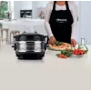 Ariete 927 Pizzeria , horno doble para pizza, 2 pizzas en 4 minutos, 2300 W, 2 piedras refractarias, 2 termostatos, diámetro 32 cm, 5 niveles de cocción, 2 palas de acero inoxidable, rojo