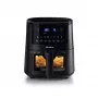 Ariete 4633, freidora de aire 4L, 1400W, capacidad 4L, 9 programas, función shake y grill, temperatura hasta 200°C, negro