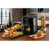 Ariete 4633, freidora de aire 4L, 1400W, capacidad 4L, 9 programas, función shake y grill, temperatura hasta 200°C, negro