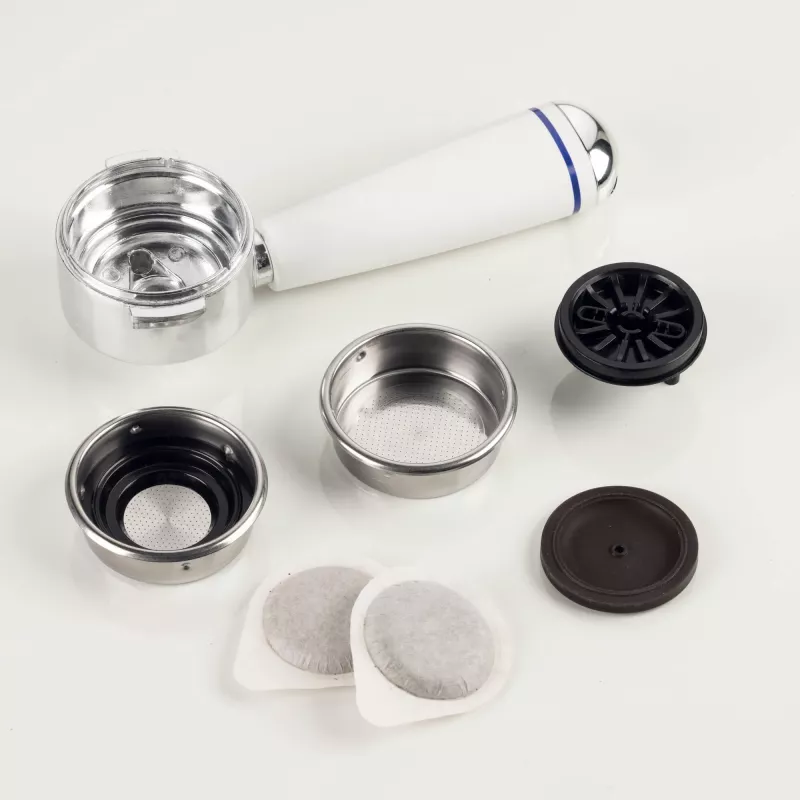 Ariete 1389 Positano cafetera, 850 W, capacidad del depósito 0,9 l, filtro para 1 o 2 tazas, bandeja recogegotas, espumador de leche