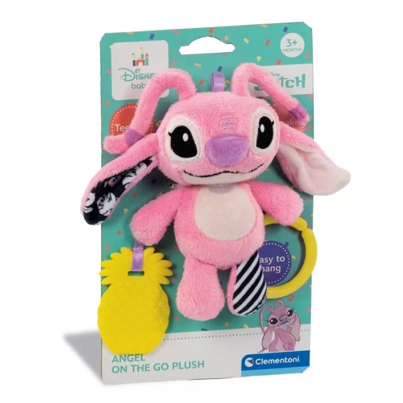 Clementoni Disney Baby Angel Soft Rassel bebé juguete colgante