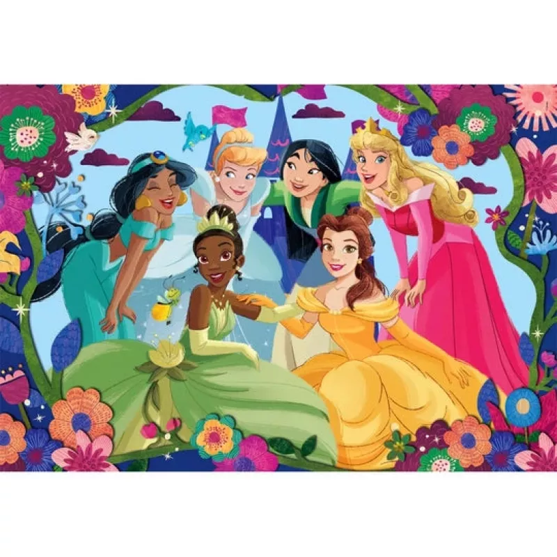Clementoni Supercolor Disney Princess puzzle 30 piezas dibujos animados