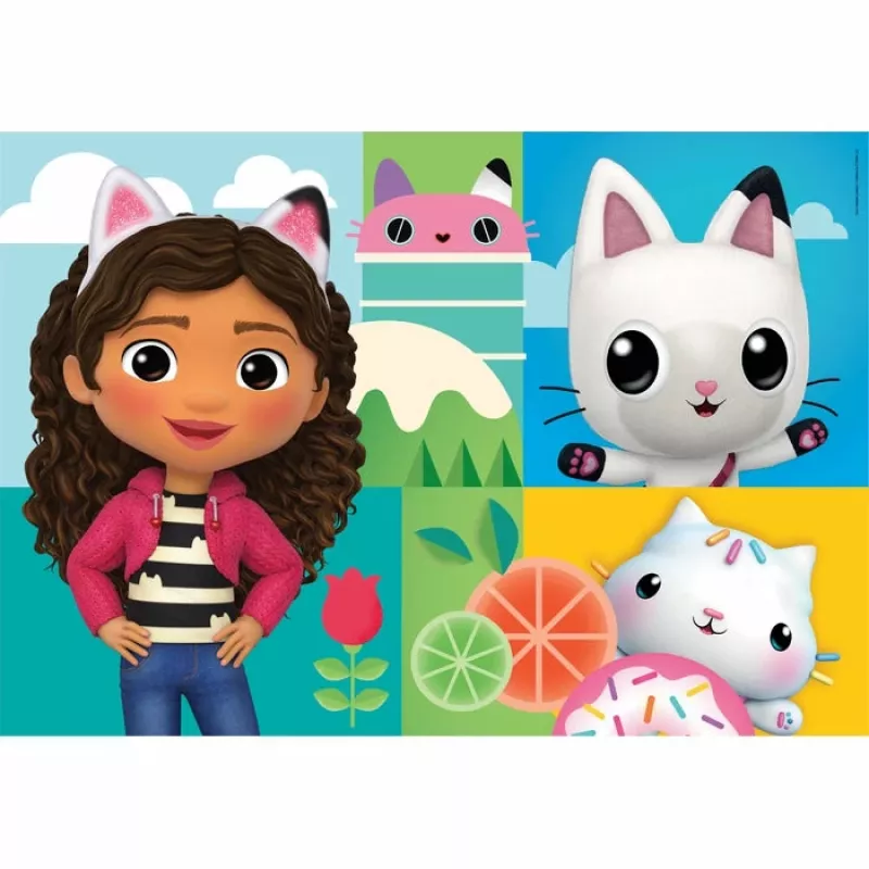 Clementoni Supercolor Gabby’s Dollhouse puzzle 30 piezas dibujos animados