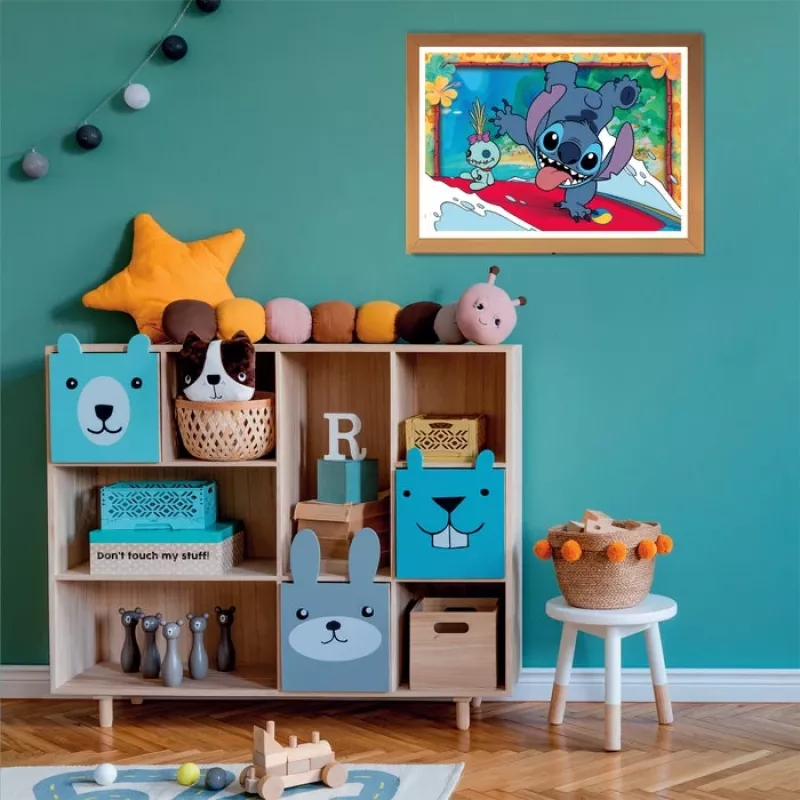 Clementoni Supercolor Puzle 2x20 piezas, Disney Stitch (24809)