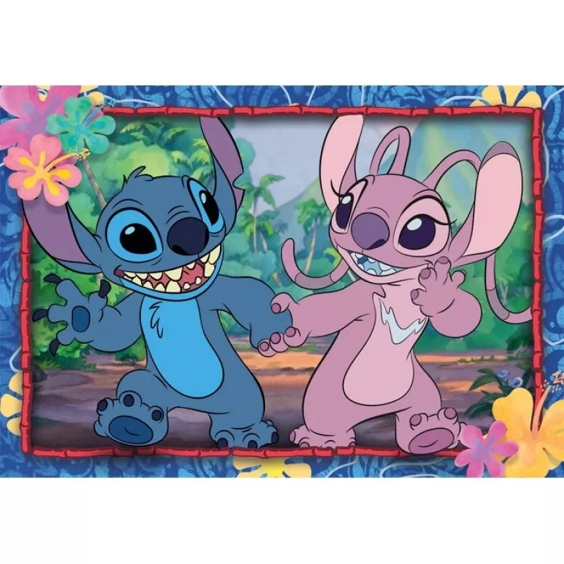 Clementoni Supercolor Puzle 2x20 piezas, Disney Stitch (24809)