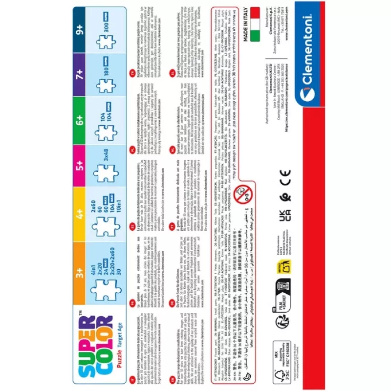Clementoni Supercolor Puzle 2x60 piezas, Stitch (24822)