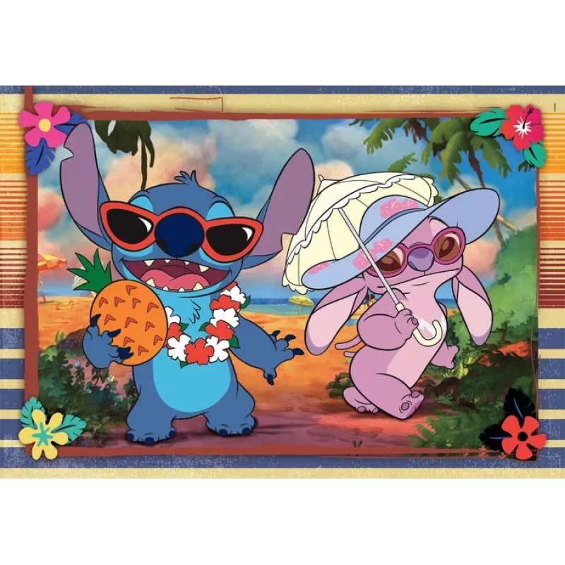 Clementoni Supercolor Puzle 2x60 piezas, Stitch (24822)