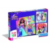 Clementoni 3x48 piezas puzzles Unicorn Academy, 5 años Clementoni 3x48 piezas puzzles Unicorn Academy. Edad mínima recomendada: 5 años