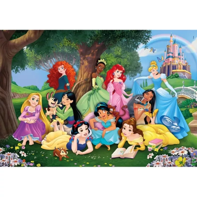 Clementoni Supercolor Disney Princess puzzle 104 uds. dibujos animados