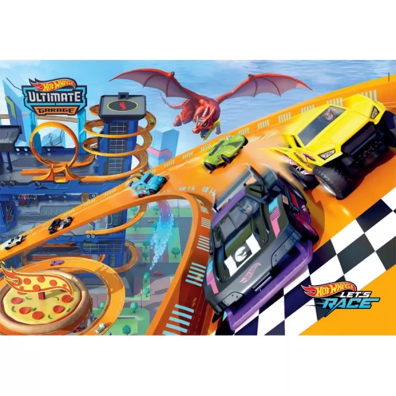 Clementoni Supercolor 25760 puzzle puzzle 104 piezas vehículos