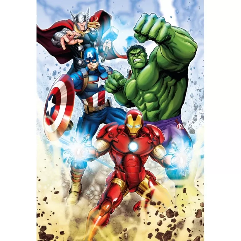 Clementoni Supercolor Marvel Avengers Puzzle 60 piezas Comics