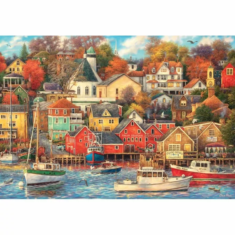 Clementoni High Quality Collection Good Times Harbor Puzzle 1500 piezas Arte