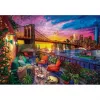 Clementoni Manhattan Balkon-Sonnenuntergang Puzzle 3000 piezas Ciudad
